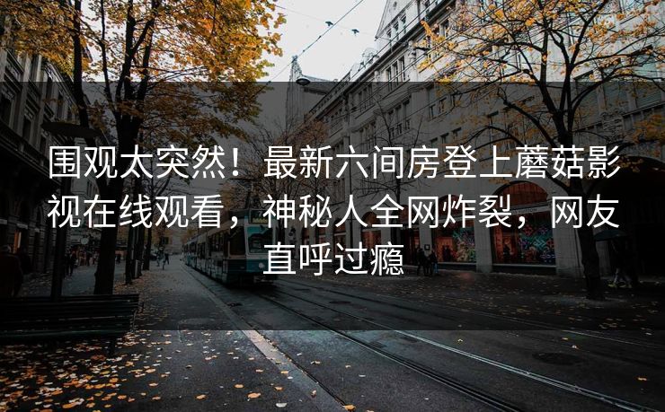 围观太突然！最新六间房登上蘑菇影视在线观看，神秘人全网炸裂，网友直呼过瘾